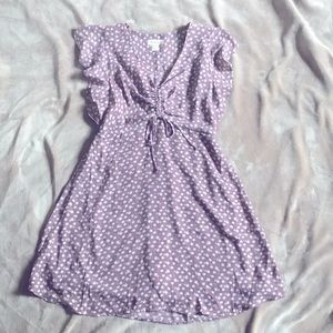 Purple Monteau Dress